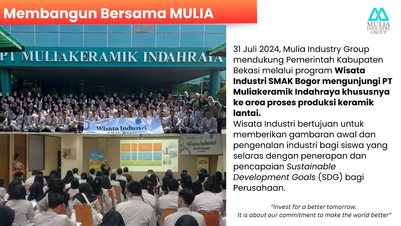Membangun Bersama MULIA: Wisata Industri SMAK Bogor